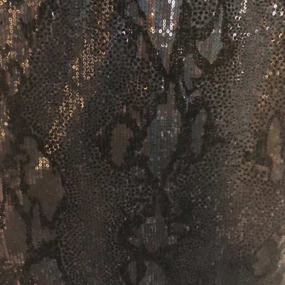 Joseph Ribkoff Womens Black MIDI Dress Velvet Sequins Lined Y2K Formal - Picture 2 of 9